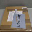 Amazon Basics Geometric Jacquard Fabric Shower Curtain for Bathroom, Lightweight, Waterproof and Washable, 72" W x 98" L, Grey Striped