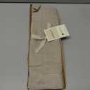 Signature Linen by D'Moksha Natural Table Runner 60 Inches, 100% Pure Linen, Hemstitch, Coffee Table Runner, 14 x 60 Inch for Dresser Tables- Spring, Summer