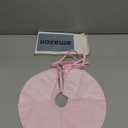 Gejoy Christmas Tree Skirt Jade Fox Velvet Light Pink Mini Tree Skirt for Xmas Party Christmas Decoration Bedroom Home Classroom Corner Decor 12 Inches Gift to Family and Friends