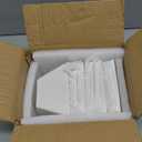 Porcelain Small Serving Bowls Set of 6, 13 Oz Square Cereal Bowls, 4.6" White Ceramic Dessert Bowls for Salad, Dip, Soup, Snack, Fruits, Small Portions, Dishwasher & Microwave Safe