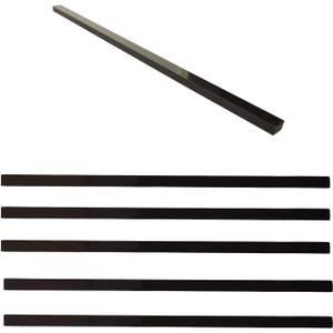 15 Pcs Marble Tile Edge Trim,12 Inch Marble Pencil Liner Both Side Polished for Bathroom, Backsplash, Kitchen, Tile Shower, Black 