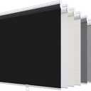 Sunoff Blackout Roller Shades Blinds Cordless for Windows Pull Down Room Darkening Door Blinds with Thermal Insulated Easy to Install for Living Room,Bedroom,Home,Office Bathroom Black 23" W x 72" H