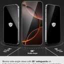 3 x UARMOR Privacy Screen Protector for iPhone Air, 9H Tempered Glass with Easy Installation Kit, Full Edge Coverage Fit, 2Pack [ for iPhone Air ]