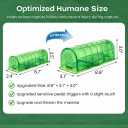 Humane Mouse Trap Indoor for Home, Live Catch and Release Rat Trap with Ventilated Chamber, 2 Pack Reusable No Kill Mice Trap Outdoor, Color: Green