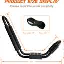 Kayak Roof Rack, 1 Pair J-Bar Roof Rack with 2 Ropes. Heavy Duty Kayak Roof Carrier for Your Canoe SUV and Trucks