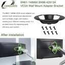 BN61-14898A BN96-42913A VESA Wall Mount Adapter Bracket for Samsung LC49RG90SSNXZA - BN61-14898A