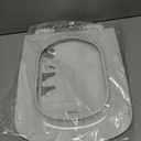 Duravit DuraStyle Toilet Seat, Removable Seat, Stainless Steel Hinges - 0060510000 White