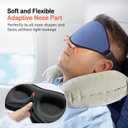 LitBear Sleep Masks, Light Blocking Eye Mask Sleeping for Women Men Side Sleeper, Soft 3D Comfortable Sleeping Mask with Adjustable Elastic Strap for Travel