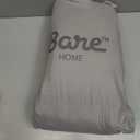 Bare Home Flannel Sheet Set 100% Cotton, Velvety Soft Heavyweight - Double Brushed Flannel - Deep Pocket (Queen, Light Grey)