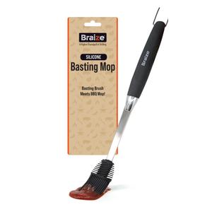 Grill Basting Mop – Silicone BBQ Brush for Sauces, Marinades & Oils | Heat-Resistant & Dishwasher Safe