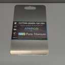 Titanium Cutting Boards for Kitchen, 100% Pure Titanium Cutting Boards Double Sided Non Toxic Cutting Board, Hygiene Durable Dishwasher Safe 10.36.3"