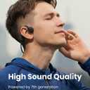 SHOKZ OpenMove Bluetooth Bone Conduction Sports Headphones - SS23 - One - Grey