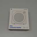 Gaiatop Mini Space Heater, Lightweight PTC Ceramic Fast Heating 500W Energy Efficient for Indoor Use, Overheating & 45 Tip-Over Protection, Portable Desk Electric Heaters for Office Home Black