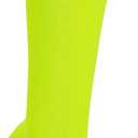 Century Star Softball Baseball Socks for Women Girls Youth Multi-sport Athletic Socks (X-Small, Neon Yellow)