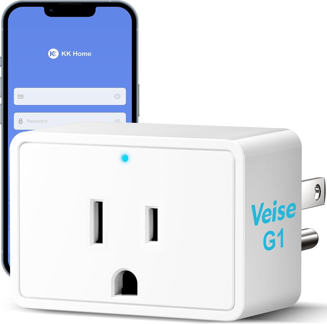 Veise G1 Gateway Compatible with KK Home APP, Smart Door Lock WiFi Bridge for Remote Control, Voice Control