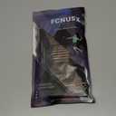 FCNUSX Copper Elbow Brace Compression Sleeves for Pain Relief Men Women, Arm Support Forearm Pads Braces for Tendonitis, Tennis, Golfers, Arthritis, Weight lifting (XSmall, Black)