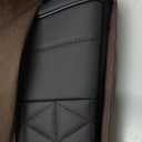 Black Panther Luxury Faux Leather Car Seat Cover Front Bottom Seat Cushion Cover, Anti-Slip and Wrap Around The Bottom, Fits 95% of Vehicles - 1 Piece,Black