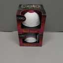 2 x Cello Porcelain Tealight Holder Dome - Best Sister Design with 3D Projection Image & Message Scented Unscented LED Candle Wax Warmer Love Gifts Ornament for Bedroom Home Birthday Present Dad Brother