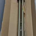 1 1/8 Inch Diameter Curtain Rods 72 to 144 Inches(6-12ft), Telescoping Heavy Duty Large Drapery Rod with Adjustable Aluminum Alloy Bracket, Solid End Caps for Windows Patio Decoration, Antique Bronze