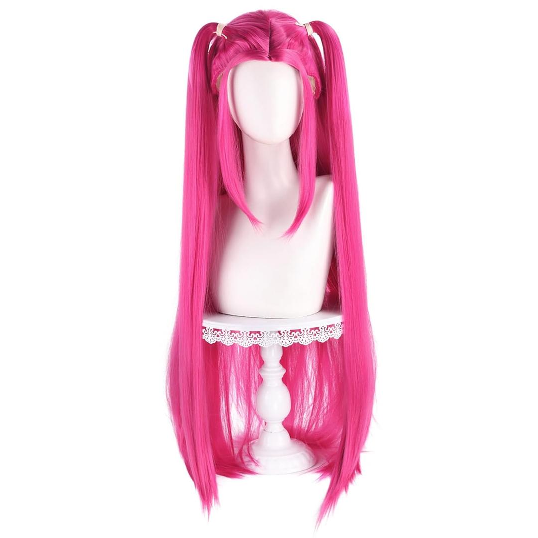 Mira Cosplay Hair Wig Halloween Party for Male (Pink)
