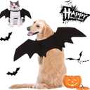 Halloween Costumes - Bat Wings for Small, Medium & Large Dogs & Cats, Funny Pet Apparel, Cosplay Clothes, Cool Dog Outfits (L)