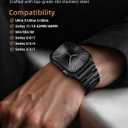 Compatible with Apple Watch Bands 49mm 46mm 45mm 44mm 42mm 41mm 40mm 38mm Men Women, Stainless Steel Metal Business Luxury Slim Wristband Strap for iWatch Series 11 10 9 8 7 6 5 4 SE/Ultra 3 2 1