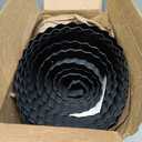 Metal Corrugated Garden Edging, 4" x 50Ft Landscape Edging for DIY Flower Beds, Flexible Bender Border for Lawn, Garden and Yard, Sturdy Galvanized Garden Edging, Black