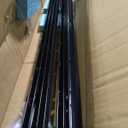 8 x FOREHOGAR Metal Fence Post Black Splicing 7 feet, Pack of 8, T Posts for Fences Wire Mesh, No Dig Steel Stakes Fencing for Garden Yard Farm Outdoor Light Duty