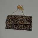 U+U Small Crossbody Bags for Women, Clutch Bag with Removable Chain, Card Slots & Phone Pocket - Lightweight Purse (10Colors) (Leopard)