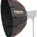 TARION Quick Release Parabolic Softbox - Bowens Mount Softbox with Diffusers/Honeycomb Grid/Carrying Bag for Live Streaming, Photography, Videography (Parabolic 23.5"/60cm)