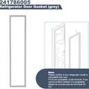 241786005 Refrigerator Door Gasket, Compatible with Frigidaire Gallery, Kenmore, Electrolux, and Crosley Refrigerators. 63x20" Replaces Part Number 241674805, AP4321993, 1379313, AH1991329, EA1991329