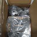 WALI Single Monitor Arm Mount for 17 to 32" Monitors, Full Motion Steel Monitor Pole Mount Bracket with Removable VESA Plate 75mm and 100mm, Vesa Mount for Outdoor, Gazebo, RVs (011ARM), Black