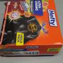 Hefty Ultra Strong 30 Gallon  Bags, Large Bags 30 Gallon Size, Multipurpose, Break Resistant Drawstring Closure, Resists Leaks, Punctures, and Tears, Black, Fabuloso Scent, 50 Bags (50 Count (Pack of 1), Fabuloso Citrus & Fruits)