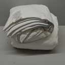 Ubauba Goose Feather Down Fiber Comforter Queen Size - All Season White Fluffy Duvet Insert - Luxurious Hotel Bedding Comforter - Ultra Soft 100% Cotton Cover, Medium Warmth (90x90 Inch)