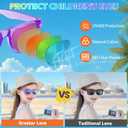 24 Pack Kids Sunglasses Bulk Party Favors, Toddler Sunglasses for Boys Girls Age 3-8, UV400 Protection Neon Sunglasses in 8 Colors, Goodie Bags Stuffers for Kids Birthday Pool Summer Party Supplies