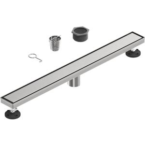 28 Inch Linear Shower Floor Drain, Stainless Steel