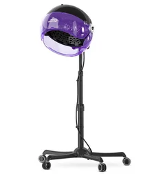 TASALON Ionic Hooded Hair Dryer - 1875W Bonnet Dryer with 3 Temperature Settings - Portable Standing Dryer for Home and Salon