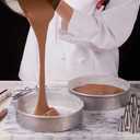 Winco Heavy-Duty Round Aluminum Layer Cake Pan, 12" x 3"