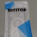 NITITOP Compatible for iPhone 17 Case Cute Clear Magnetic Compatible with MagSafe Cute Flowers Floral Leaves for Women Girls Hard PC Back Shockproof Protective Phone Cover - White