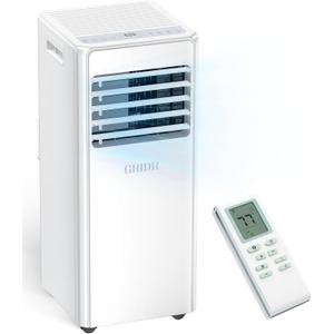 Portable Air Conditioners, 8,000 BTU AC Unit for Bedroom with 4 Modes Cooling/Dehumidifier/Fan/Sleep, Up to 300 sq.ft, 45db Quiet, 24H Timer & Remote, Portable AC Unit for Room Indoors
