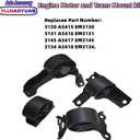 Yllhaoyuan Engine Mount Set of 4 Compatible with 2007-2017 Compass & Patriot 2.0L 2.4L - Replaces A5415 A5416 3130 3131 - Also Fits Caliber