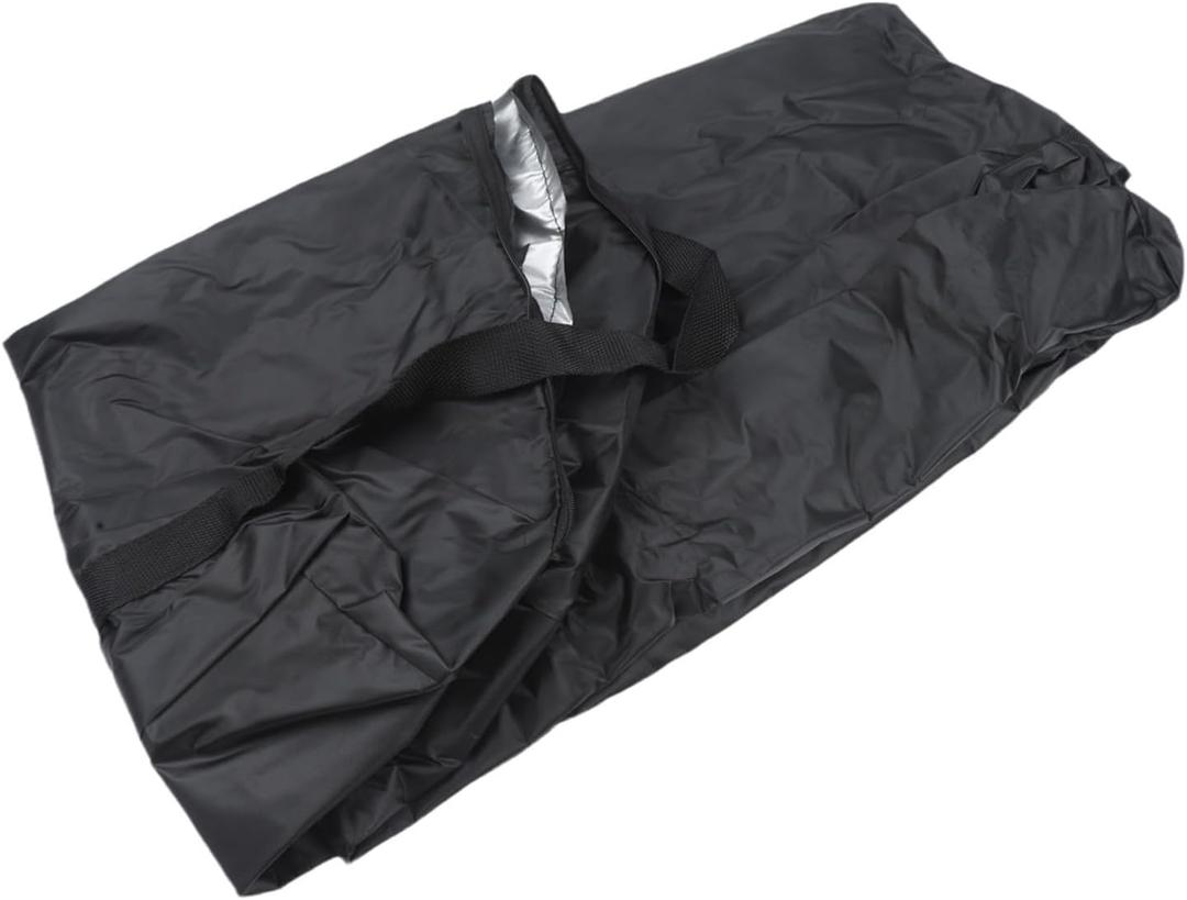 Folding Mattress Storage Bag Waterproof Oxford Cover Dustproof Protector Large Carry Case Travel Holder Black Heavy Duty Sack for Home