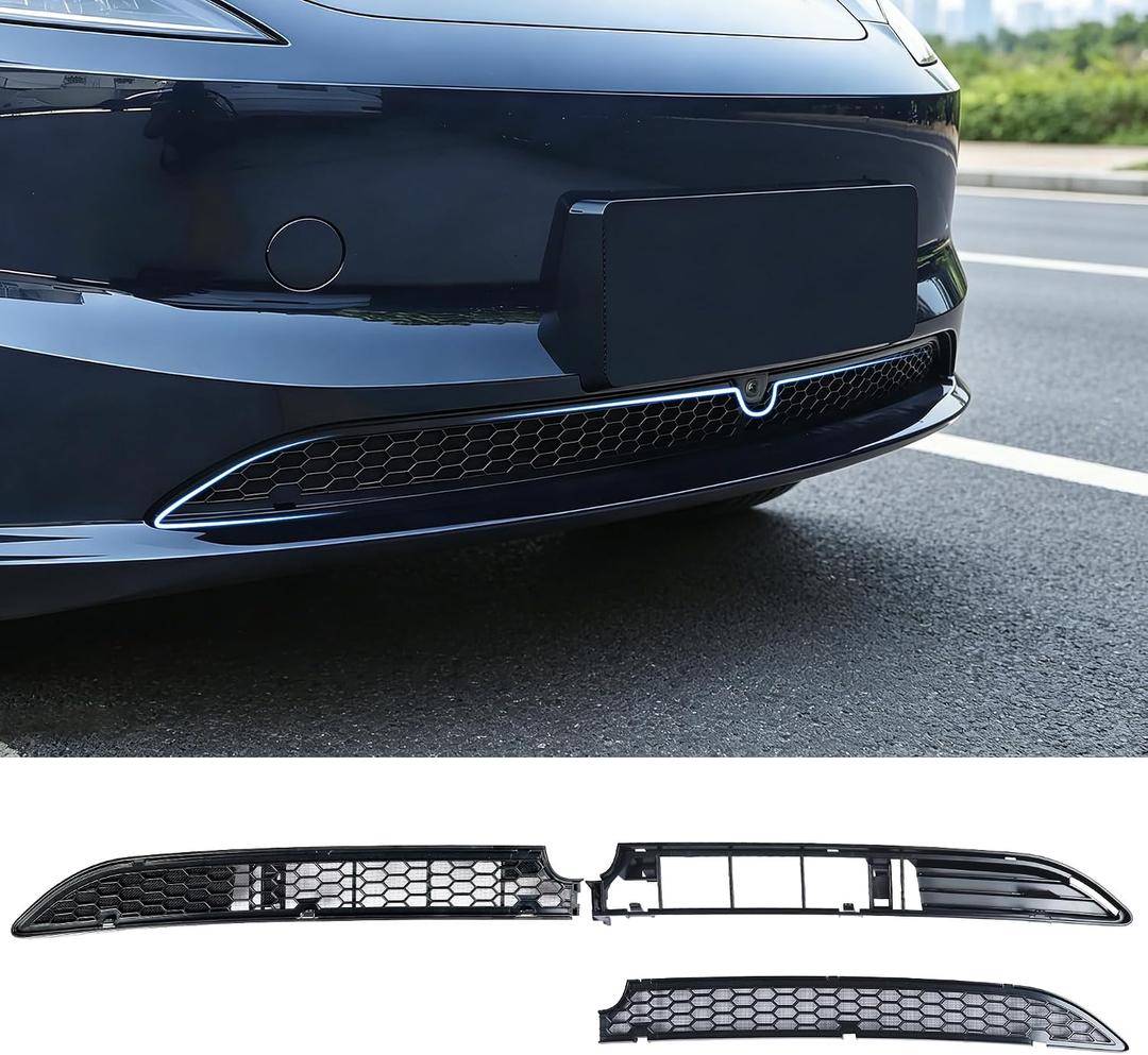 Front Grill for Model 3 Highland 2026 Mesh Grille Accessories
Air Inlet Vent Grille Cover Replacement With Screen Debris Guard/Leaf & Debris Protection Accessories