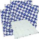 Dry Ice Packs for Shipping Frozen Food - Flexible Ice Blanket for Coolers - Shipping Cold Packs Keep Food Fresh and Beverage Cold - Dry Ice Pack Automatic Water Absorption- 24 Cells Each, 4 Sheets