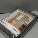 Linen 100% Blackout Curtains for Bedroom, Black Out Curtains 84 Inch Long, Room Darkening Curtains for Living Room, Long Curtain Grommets Drapes, Thermal Curtains(2 Panels, Dark Grey)