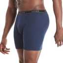 Hanes mens Underwear Boxer Briefs Pack, Cool & Breathable Cotton Moisture-wicking Underwear for Men, No Ride Up