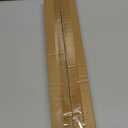 Black Curtain Rods for Windows 36"- 48", Decorative Drapery Rod Adjustable by Splicing, 5/8 inch Small Curtain Rod for Bedroom, Living Room, Kitchen and Outdoors