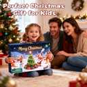 Christmas Slime Kit - 24 Pack Slime Party Favors for Kids, Xmas Stickers & Charms, Christmas Stocking Stuffers for Kids, Super Soft, Non-Sticky, DIY Surprise Slime for Girls & Boys