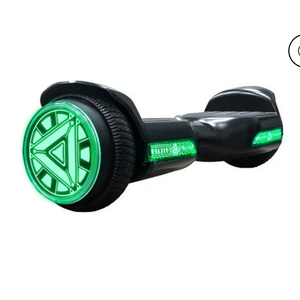 Voyager Hoverbeats Bluetooth Hoverboard with Green Lights and Wheels for Adults and Kids