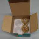 AMDTU LED Edison Vintage Light Bulbs 25 Watt Equivalent 4W E26 Base Amber Warm Yellow Filament Non Dimmable T45 Tubular Bulb Soft Warm 2200K 4 Pack 200 Lumens Ideal for Lamps, Pendants, Wall Sconces